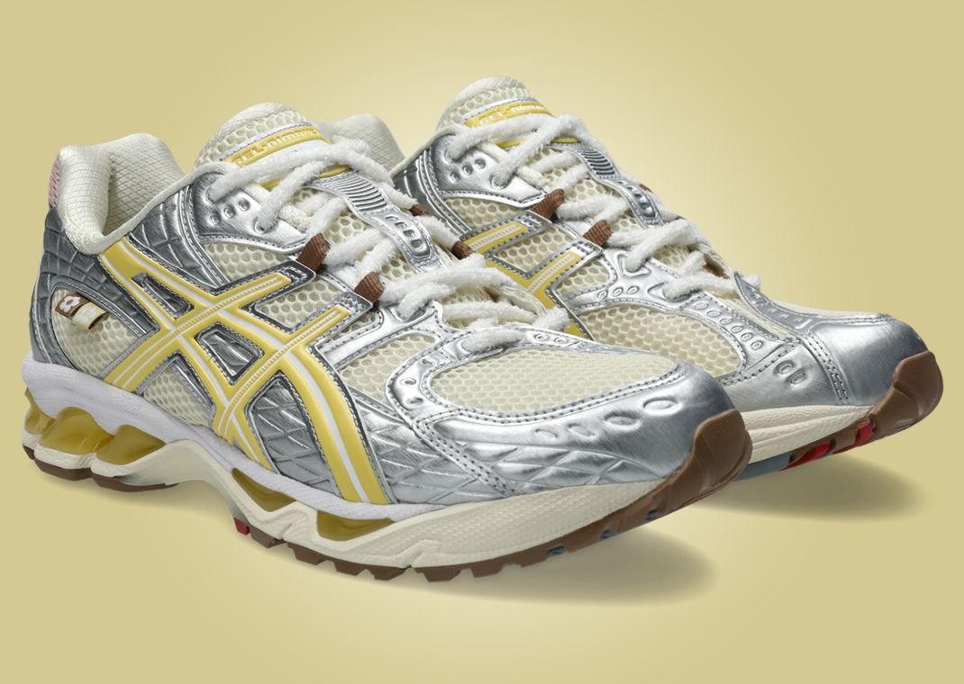 Vandy The Pink x atmos x Asics Gel-Nimbus 10.1 Banana Split Angle