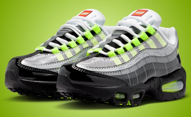 The Latest LEGO x Nike Kids Collab Reinterpretates the Air Max 95 Neon