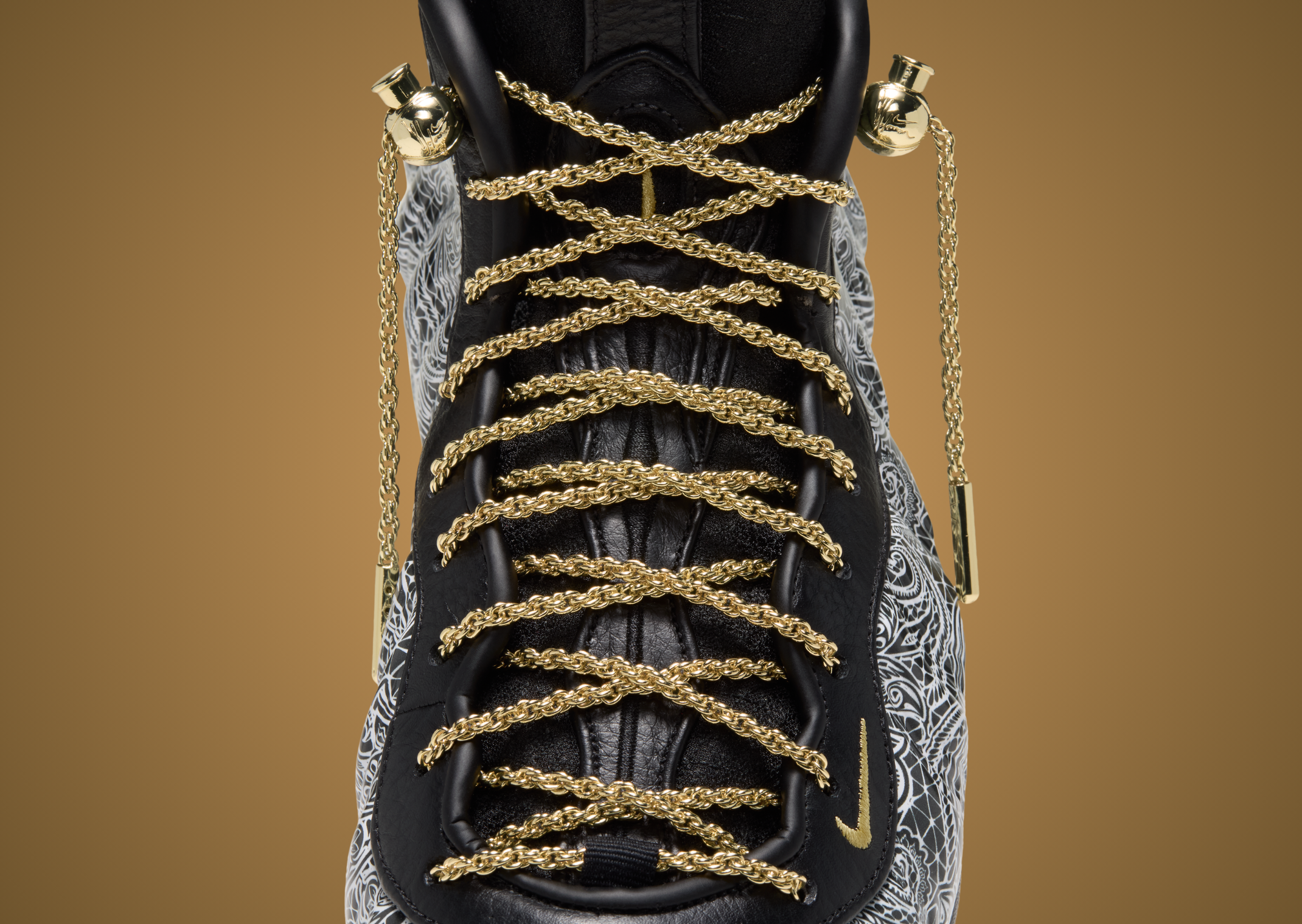 Victor Solomon x Nike Air Foamposite One Black - Detail