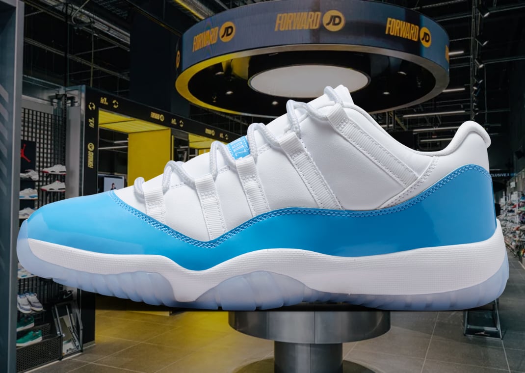 Air Jordan 11 Retro Low White University Blue