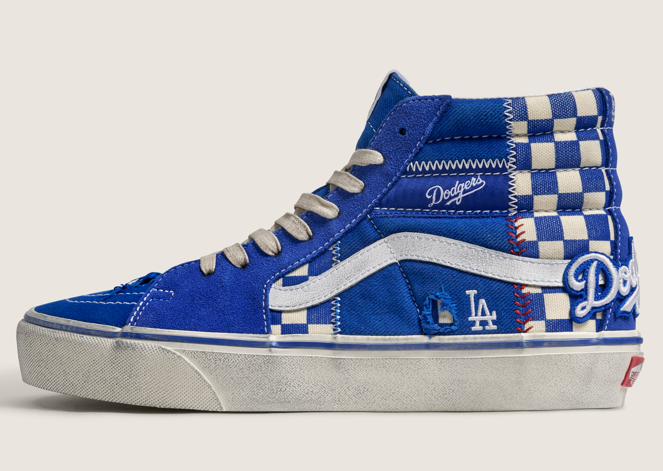 LA Dodgers x Vans Sk8-Hi - Lateral