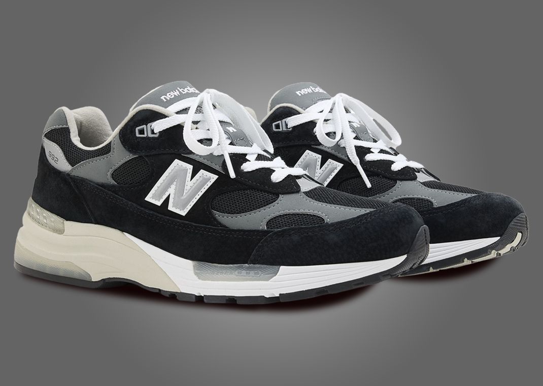 U992BK] New Balance Made in USA 992 (Black) – The Darkside