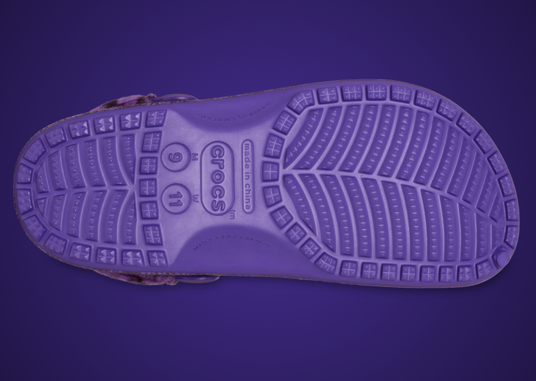 Stray Rats x Crocs Classic Clog Ultraviolet Outsole