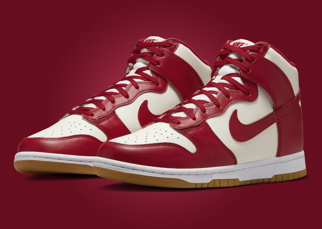 Nike Dunk High Gym Red Gum (W) Angle