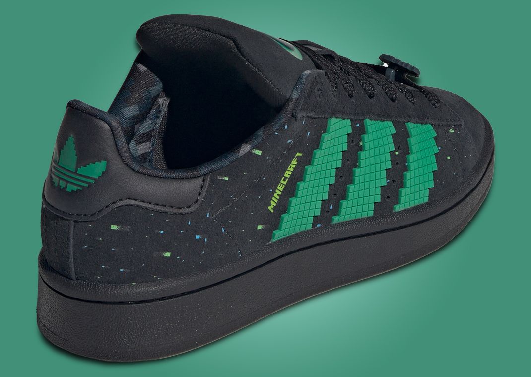 Minecraft x adidas Campus 00s Eye of Ender (GS) Heel Angle