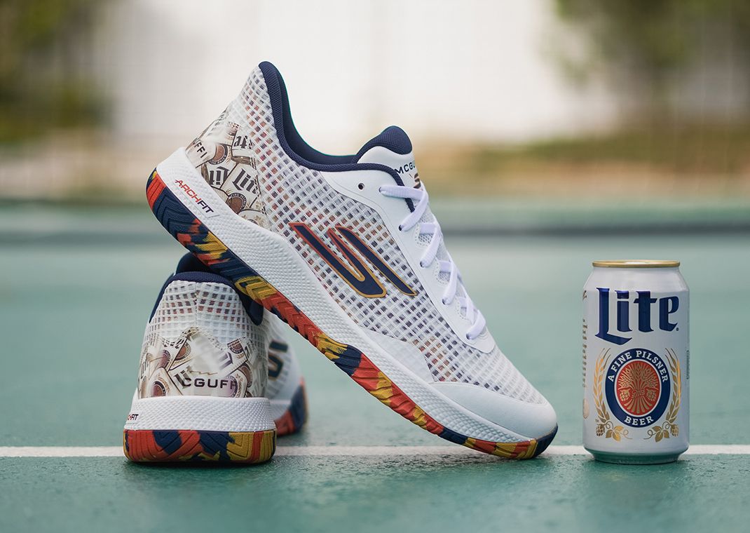 Miller Lite x Tyson McGuffin x Skechers Viper Court Pro Angle & Heel