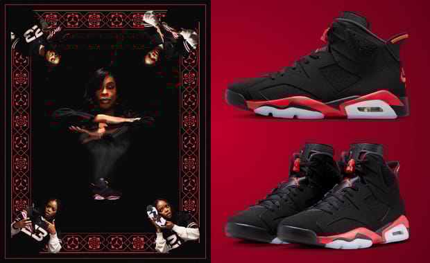 1 Wish: Jordan Taps Niecy Nash for Air Jordan 6 Infrared “Salesman” Sample Campaign