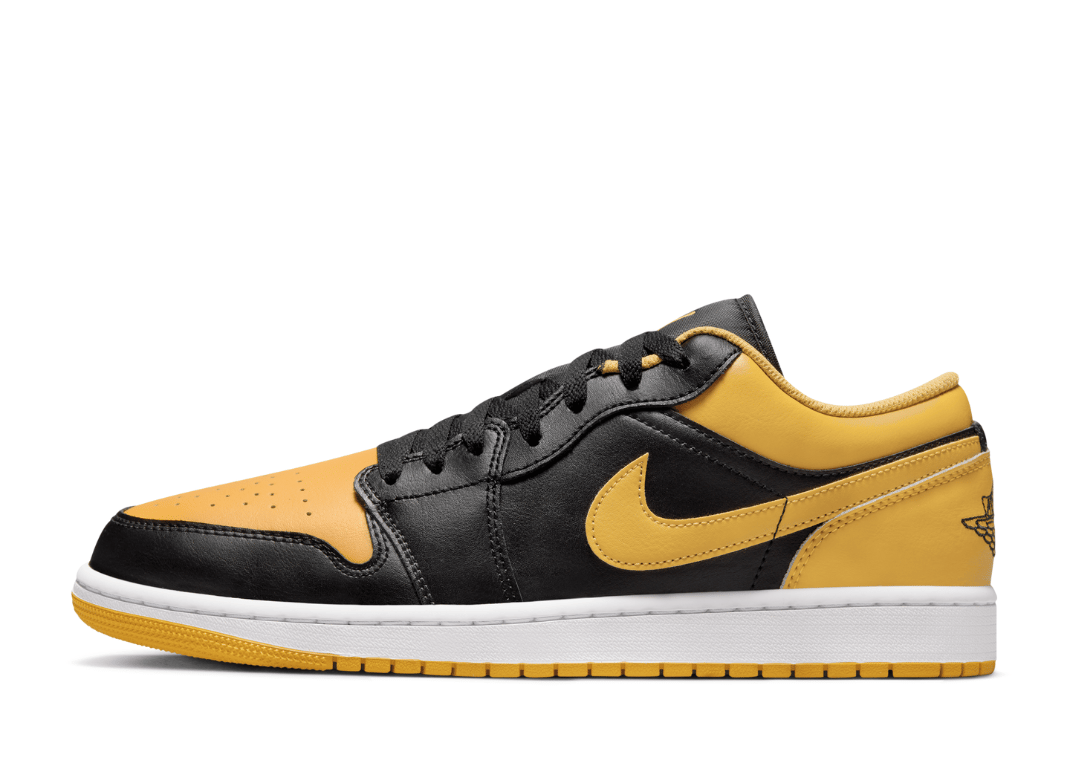 Air Jordan 1 Low Yellow Ochre Lateral