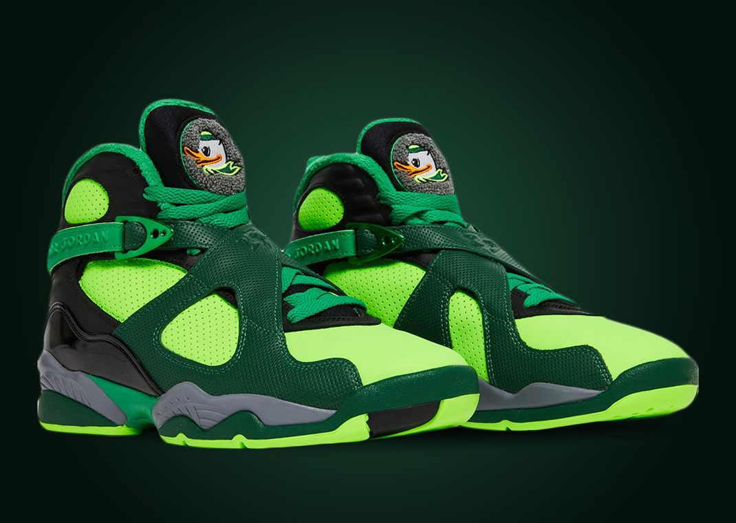 green and orange retro 8