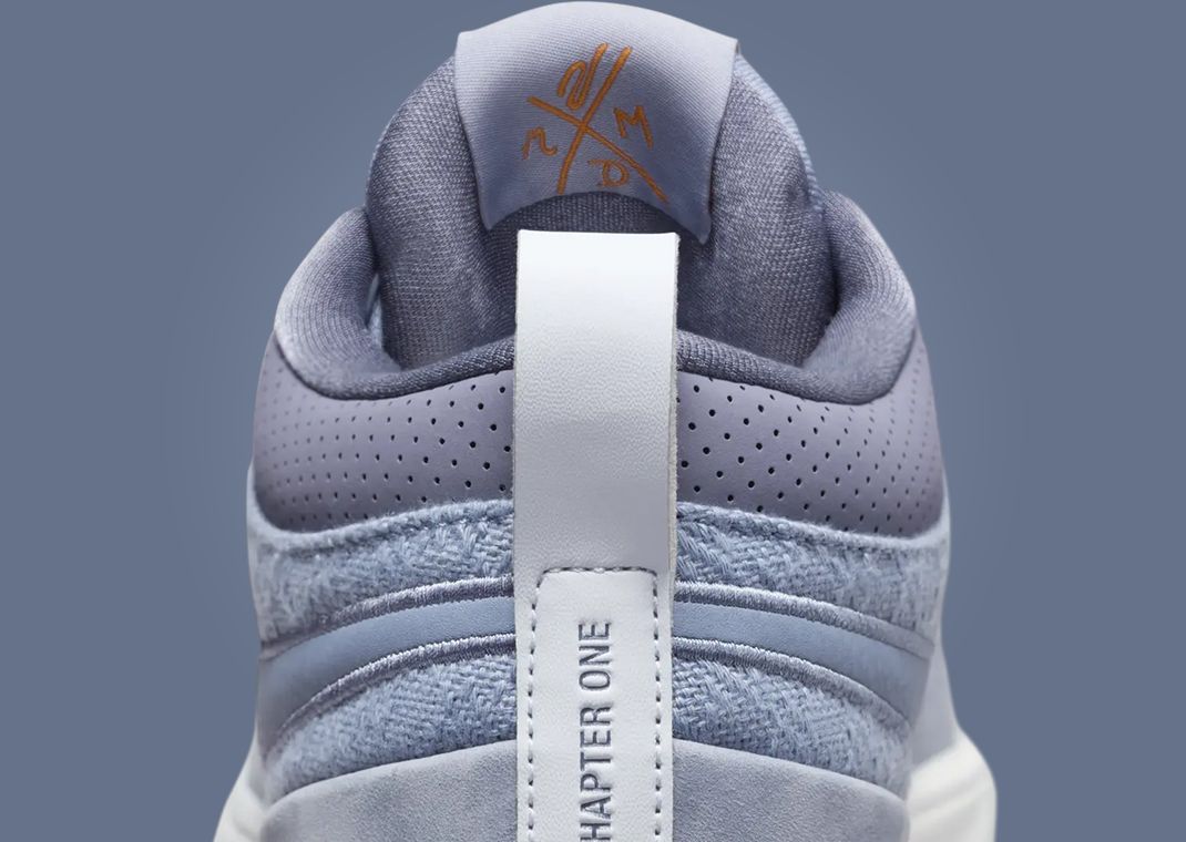 Nike Book 1 Mirage Ashen Slate Heel Detail
