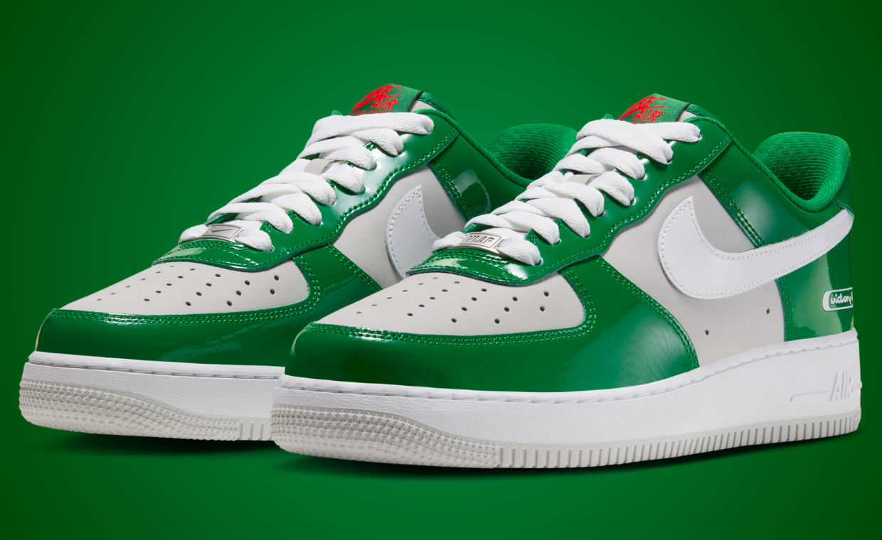 London’s Victory Lap Radio Adds Green Patent and Grey Leather to an Air Force 1 Collab