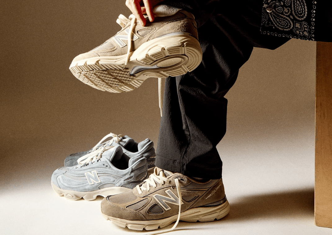 The Kith x New Balance 990v4 Made in USA Moonrock Releases