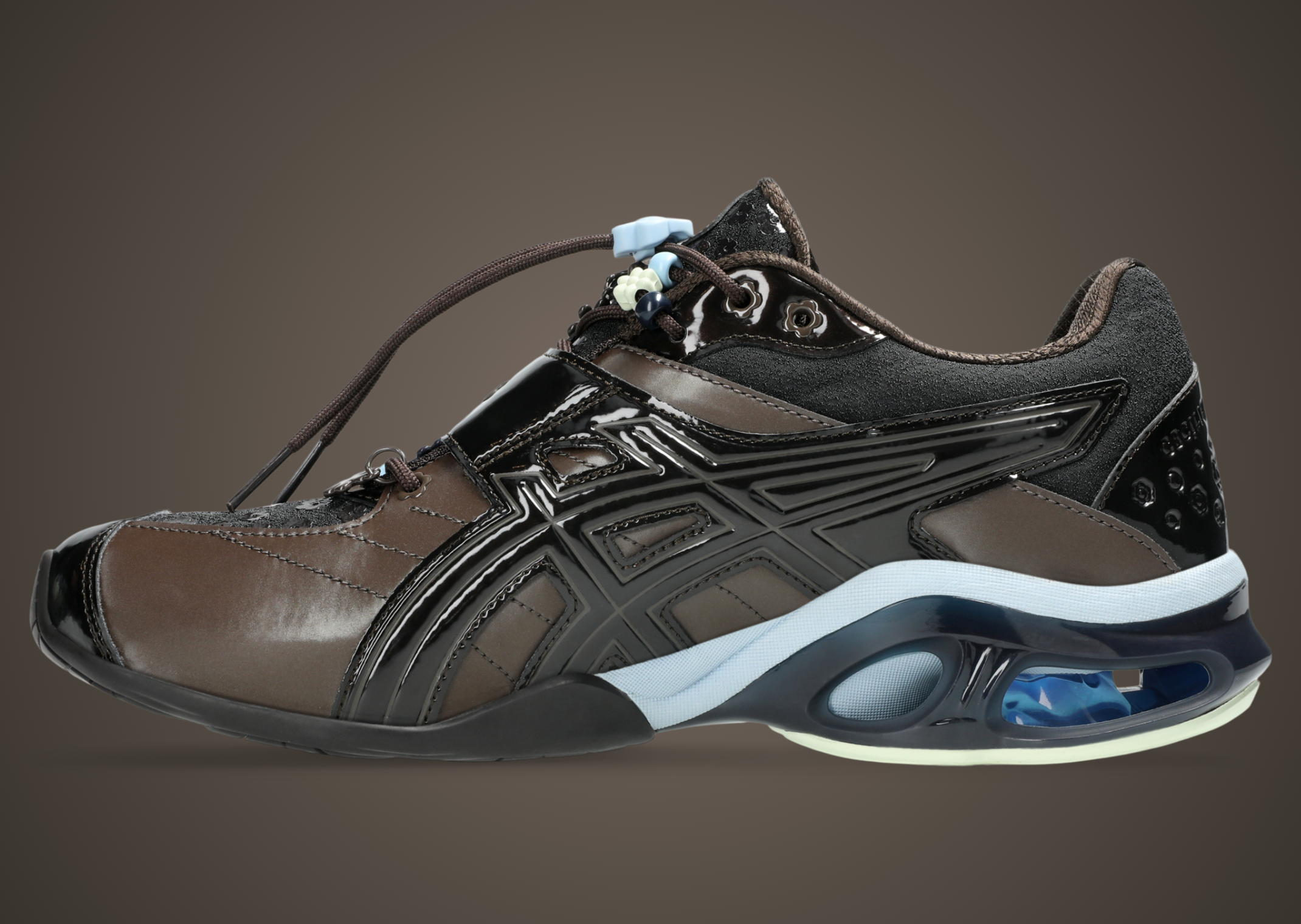 Cecilie Bahnsen x Asics Gel-Kinetic FR Black Coffee - Medial