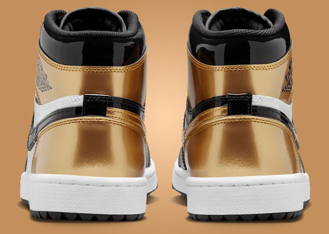 The Air Jordan 1 High Golf Patent Gold Toe Releases December