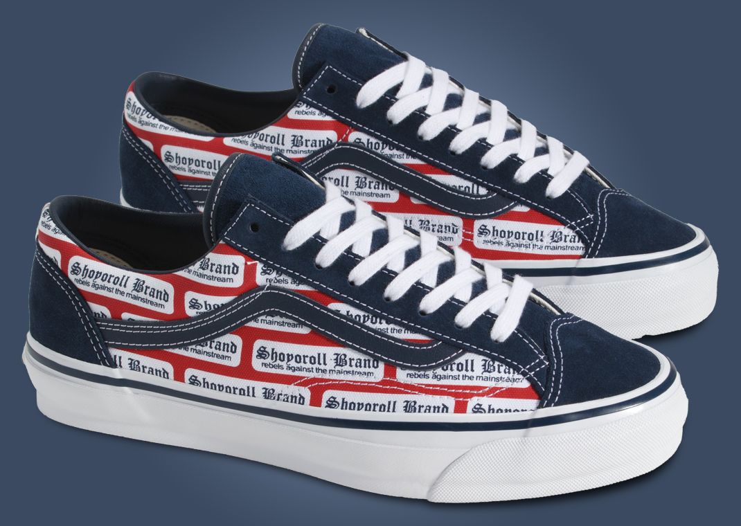 Shoyroll x Vans Old Skool 36 Blue Red - Angle