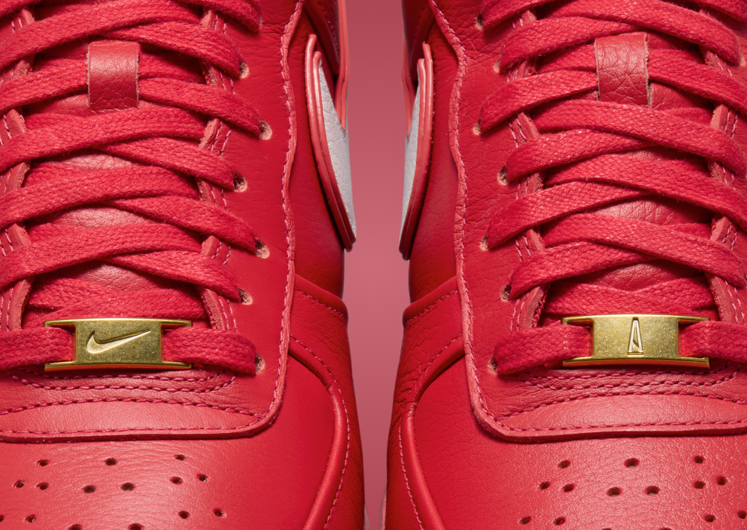 A Ma Maniere x Nike Air Force 1 WYWS University Red Detail