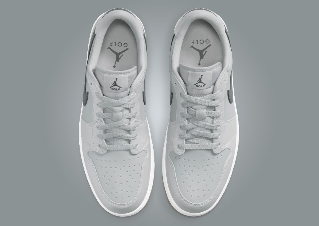Air Jordan 1 Low Golf Wolf Grey Gum Top