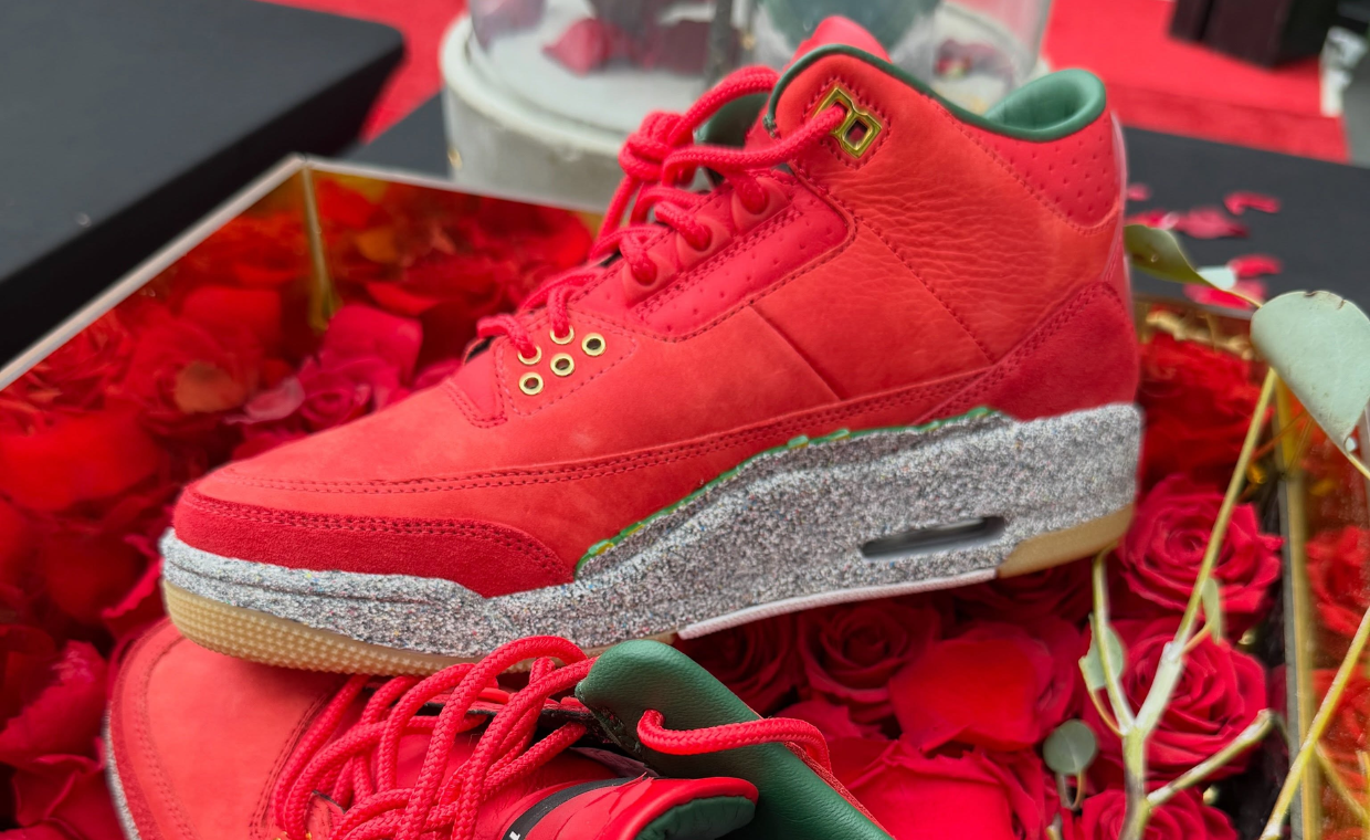 Check Out Teyana Taylor’s Red Alternate Concrete Rose Air Jordan 3 Retro Colorway