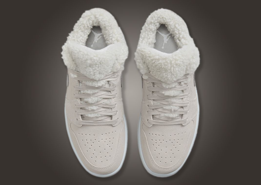 This Air Jordan 1 Low Comes Sherpa Fleece Lined