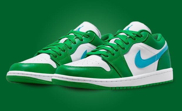 The Air Jordan 1 Low Lucky Green Aquatone Releases On April 11th