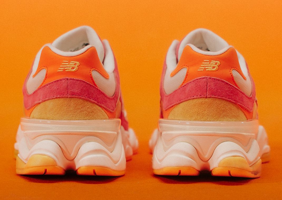 New Balance 9060 Clementine True Red Heel