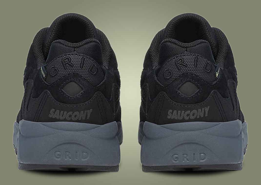 Saucony Grid Shadow 2 GTX Black Heel