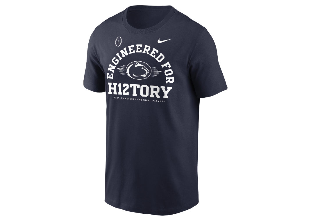 Penn State Nittany Lions 2025 College Football Playoff Bound Engineered For History Men's Nike College T-Shirt
