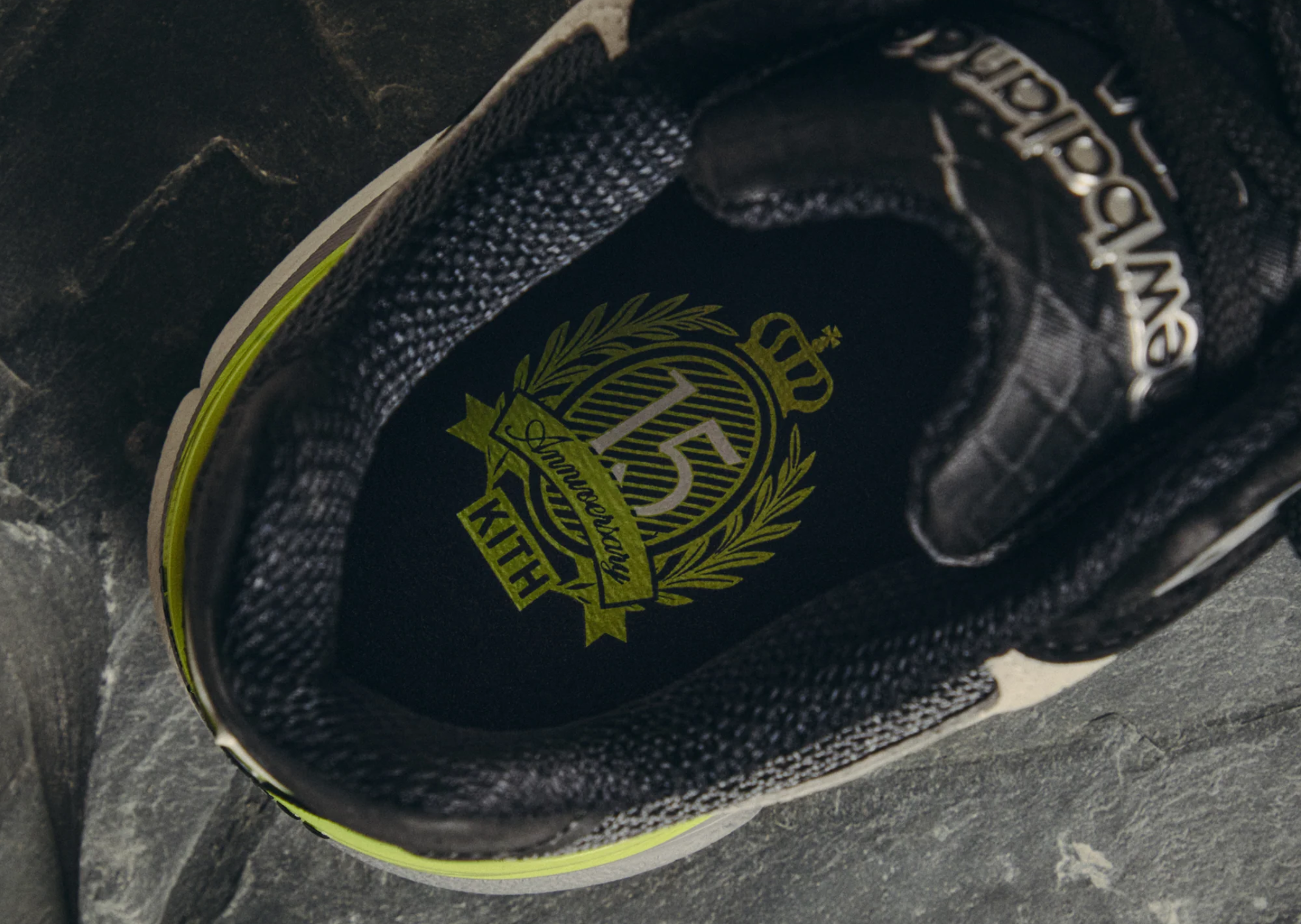 Kith x United Arrows & Sons x New Balance 990v3 Made in USA Black Oyster Mushroom