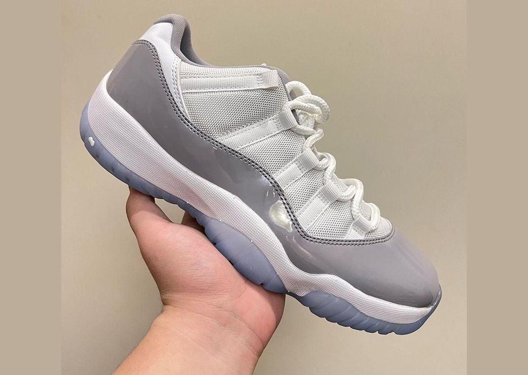 Official Look At The Air Jordan 11 Low Cement Grey