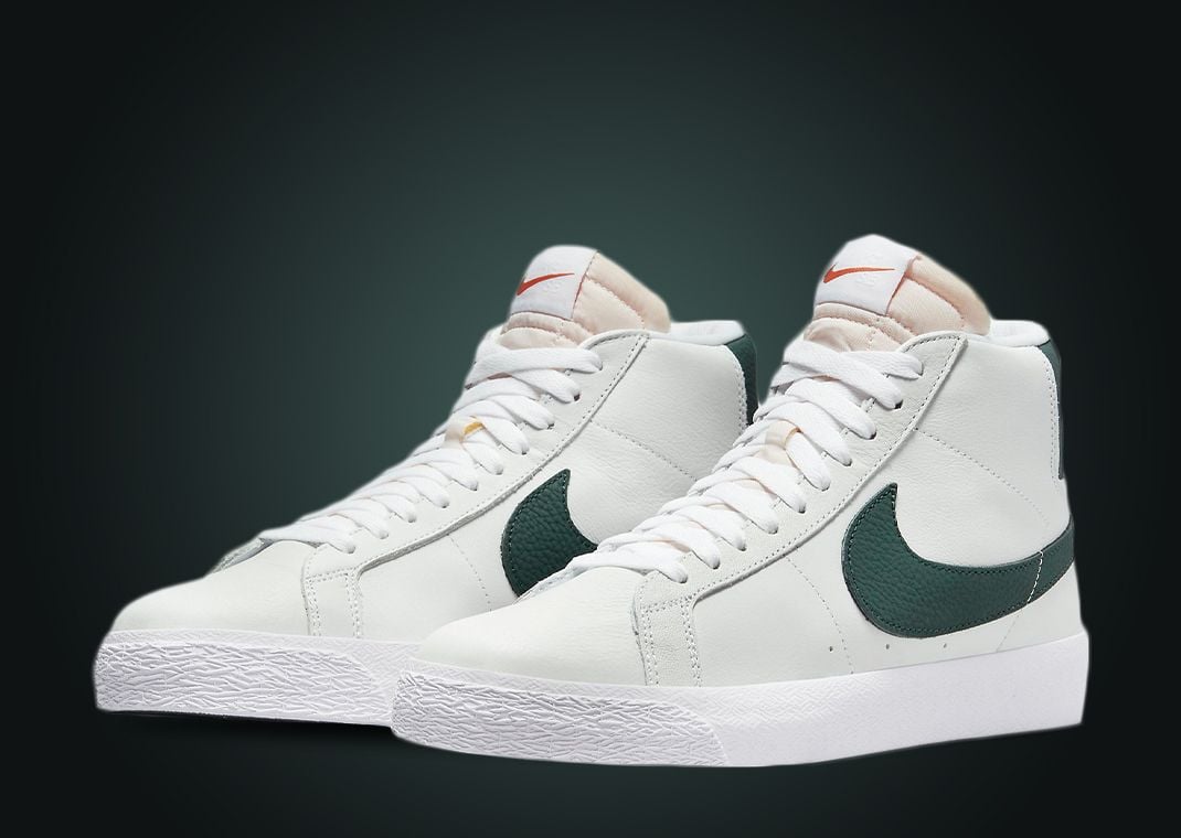 Nike SB Zoom Blazer Mid Orange Label White Pro Green