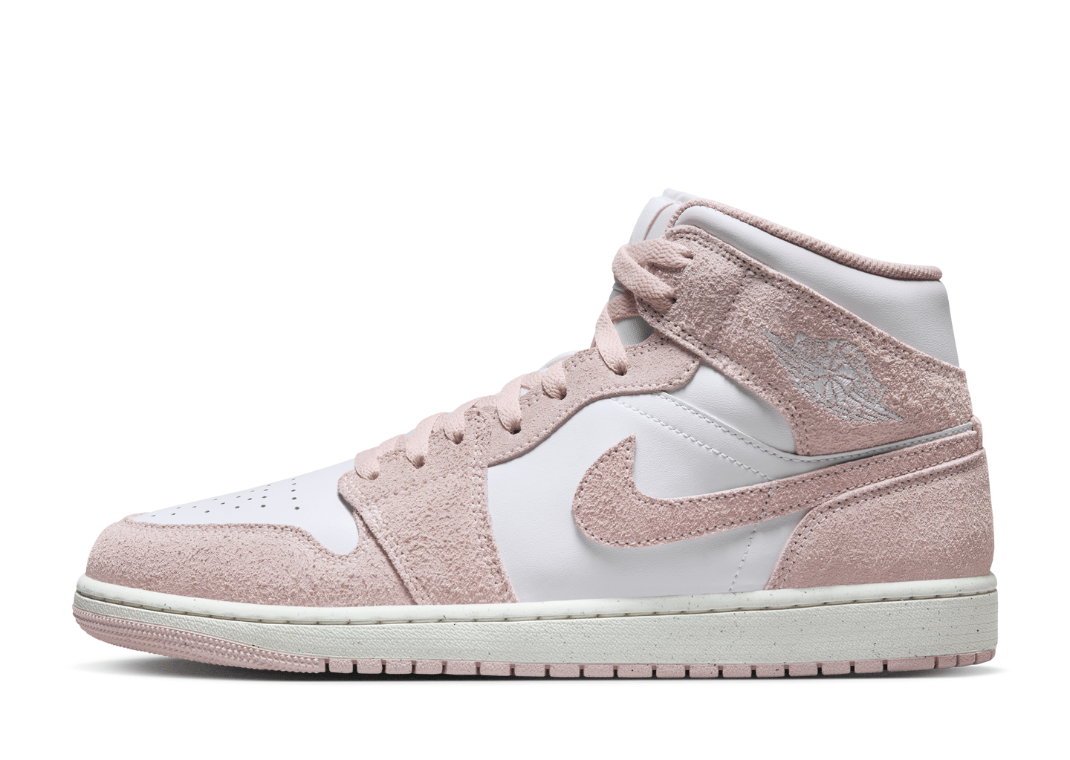 Air Jordan 1 Mid SE White Legend Pink Lateral