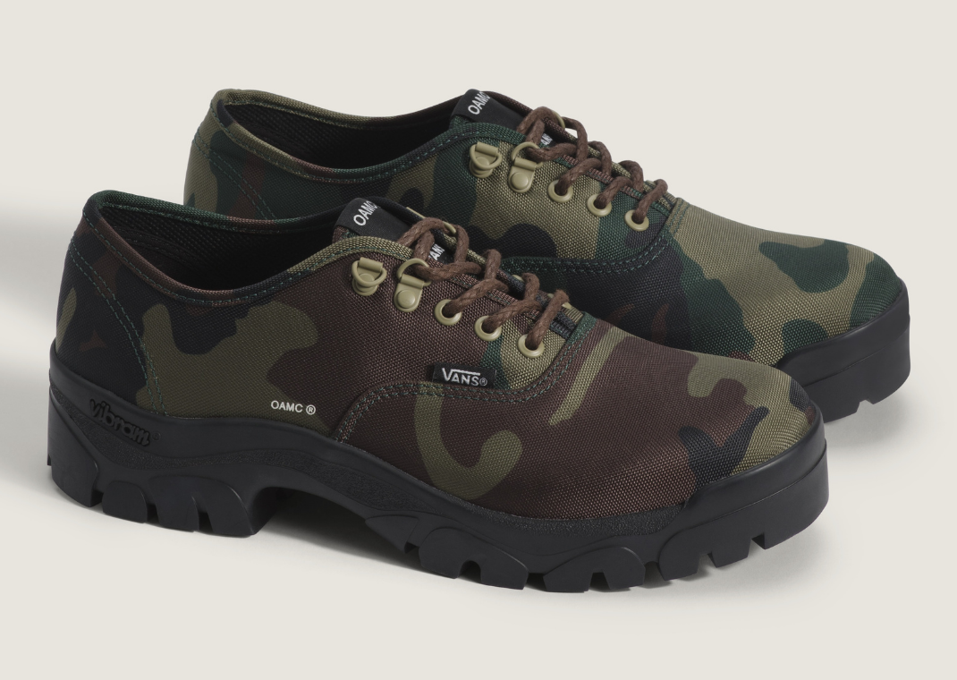 OAMC x Vans OTW Authentic Oxford Camo - Angle