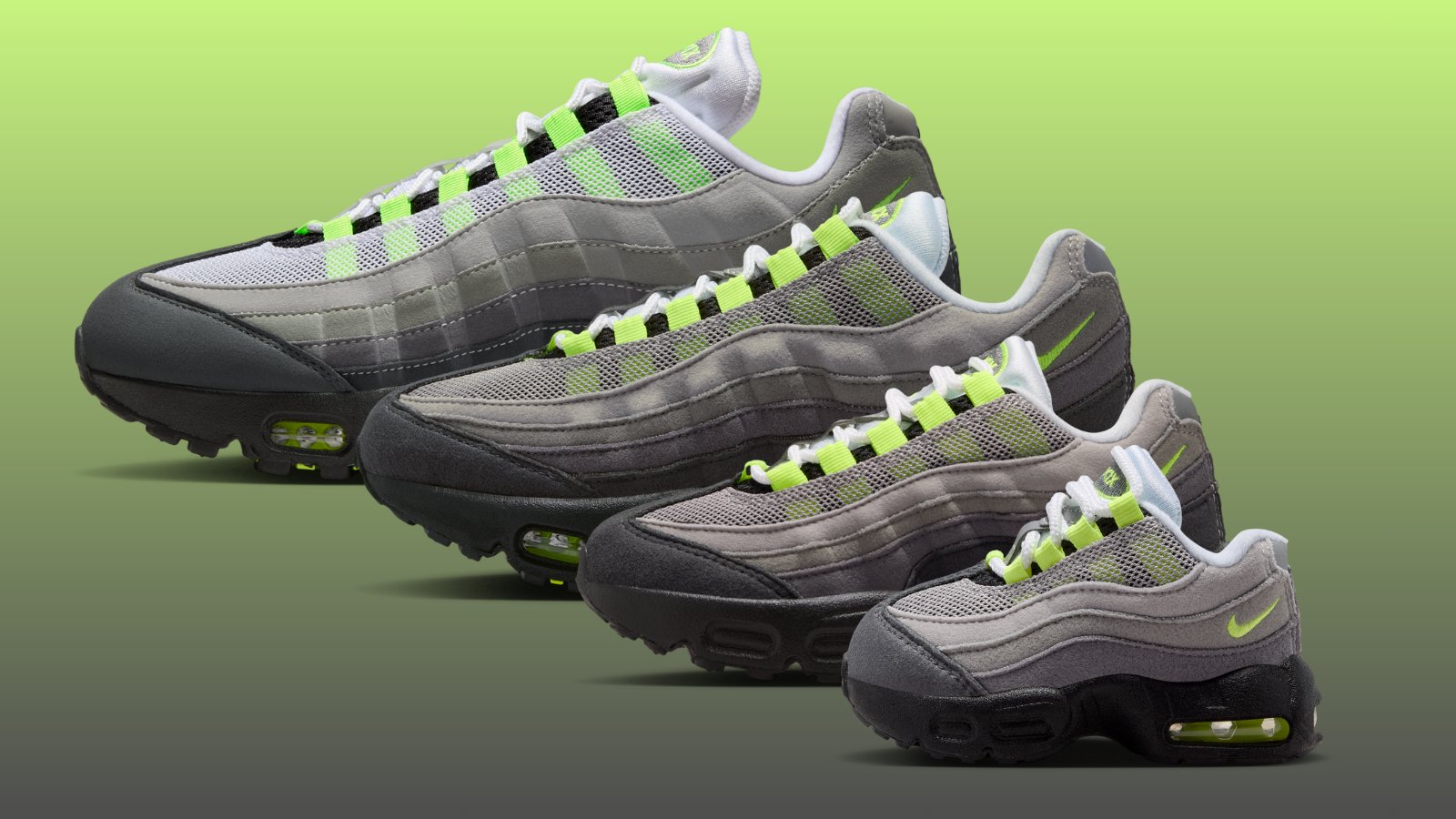 Nike is Bringing Back the Air Max 95 Big Bubble Neon in Full Family Sizing in March 2026