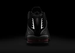 Nike Shox R4 OG Black Metallic Silver Max Orange Heel 3M