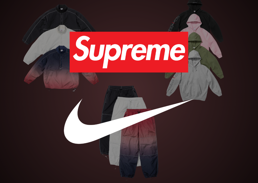 The Supreme x Nike Apparel Collection Releases April 2024