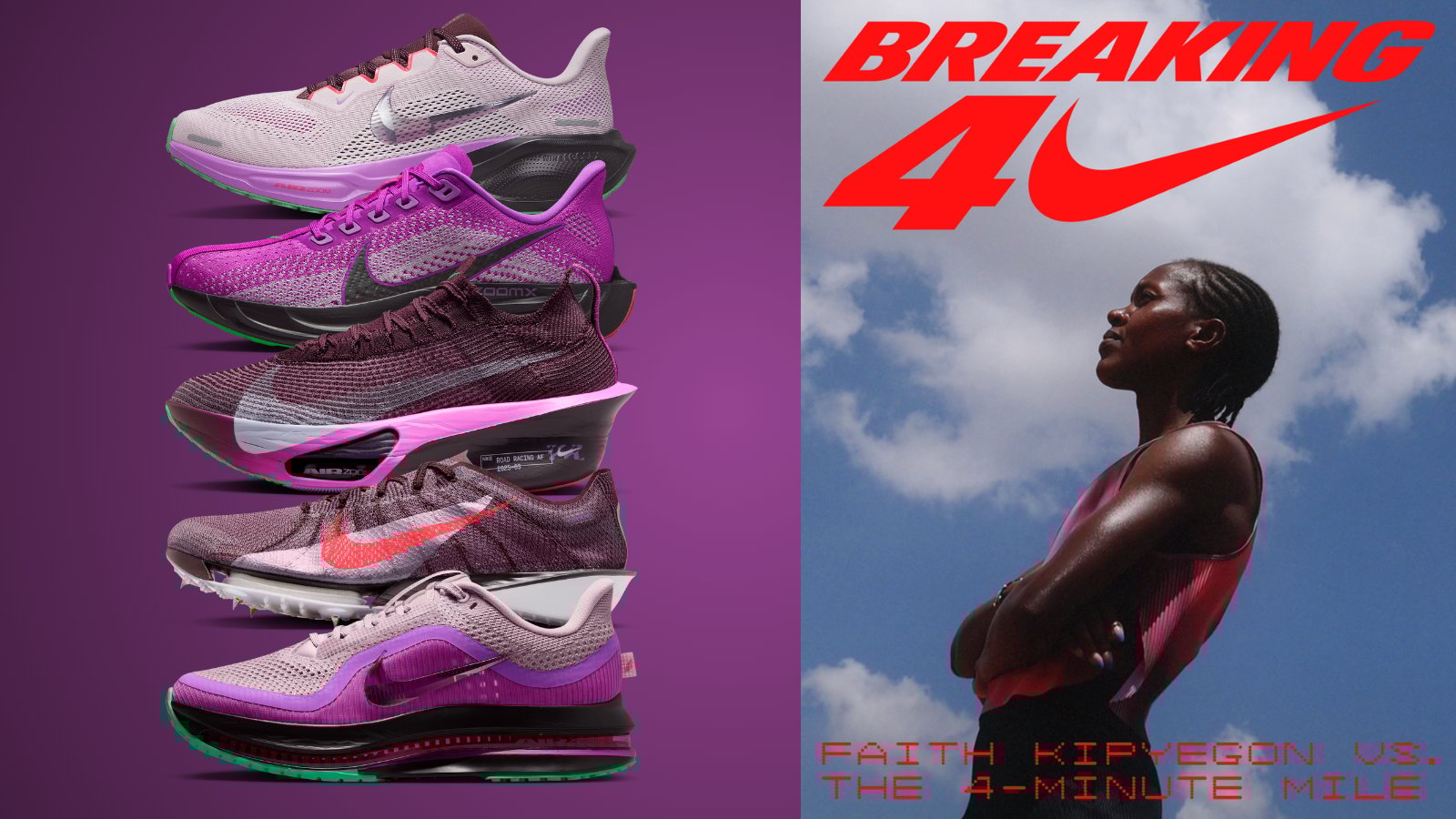 Faith Kipyegon's Nike Collection Releases Ahead of Her Attempt at a 4 Minute Mile