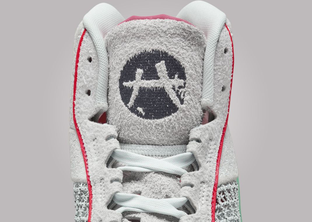 Rui Hachimura x Air Jordan 38 Tongue Detail Rui's Logo
