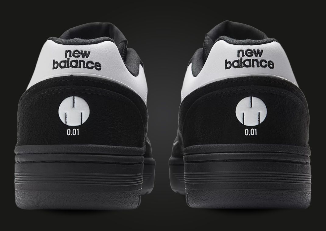 MSFTSrep x New Balance 0.01 Black White Heel