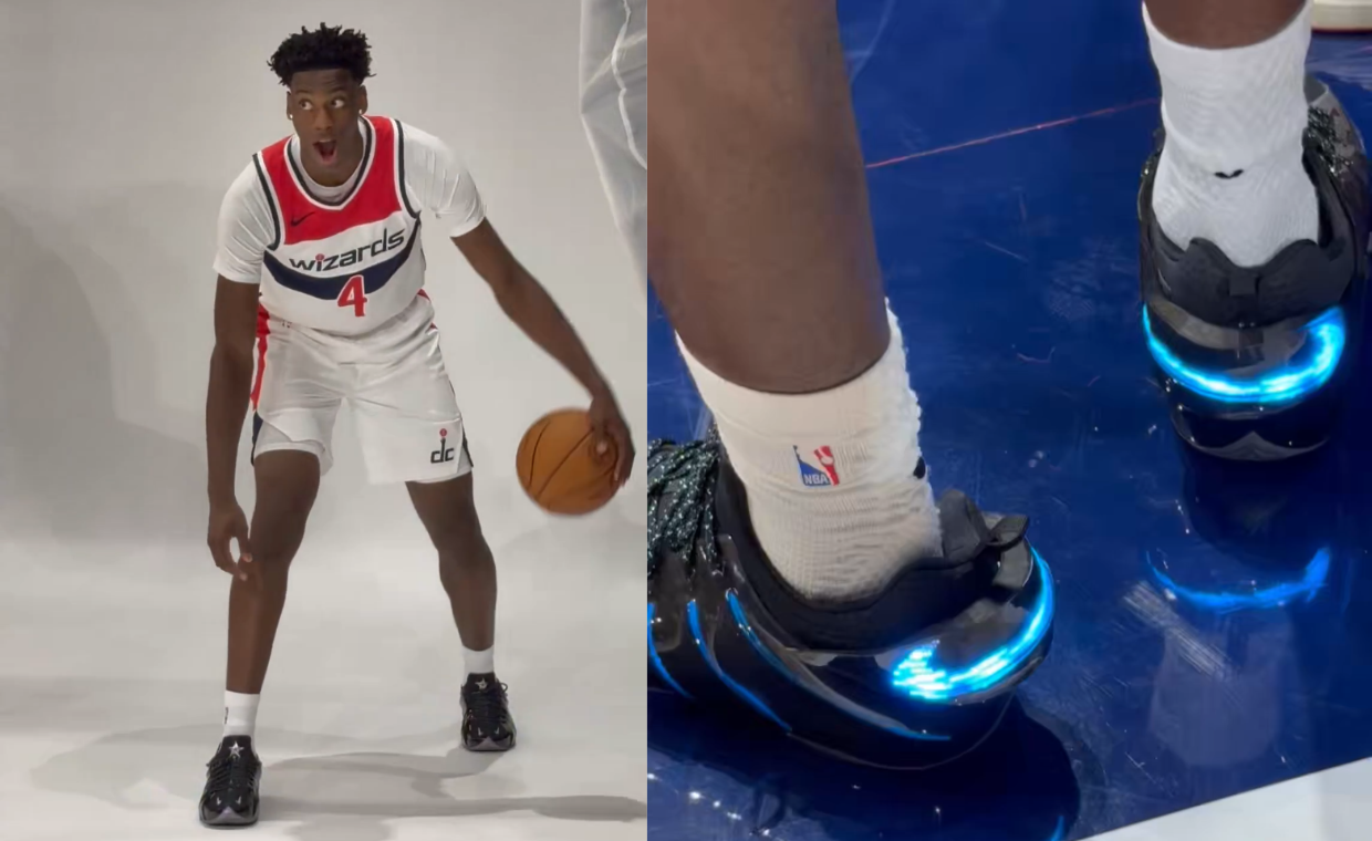 AJ Dybansta Rocks the New Nike GT Flight With LED Lights