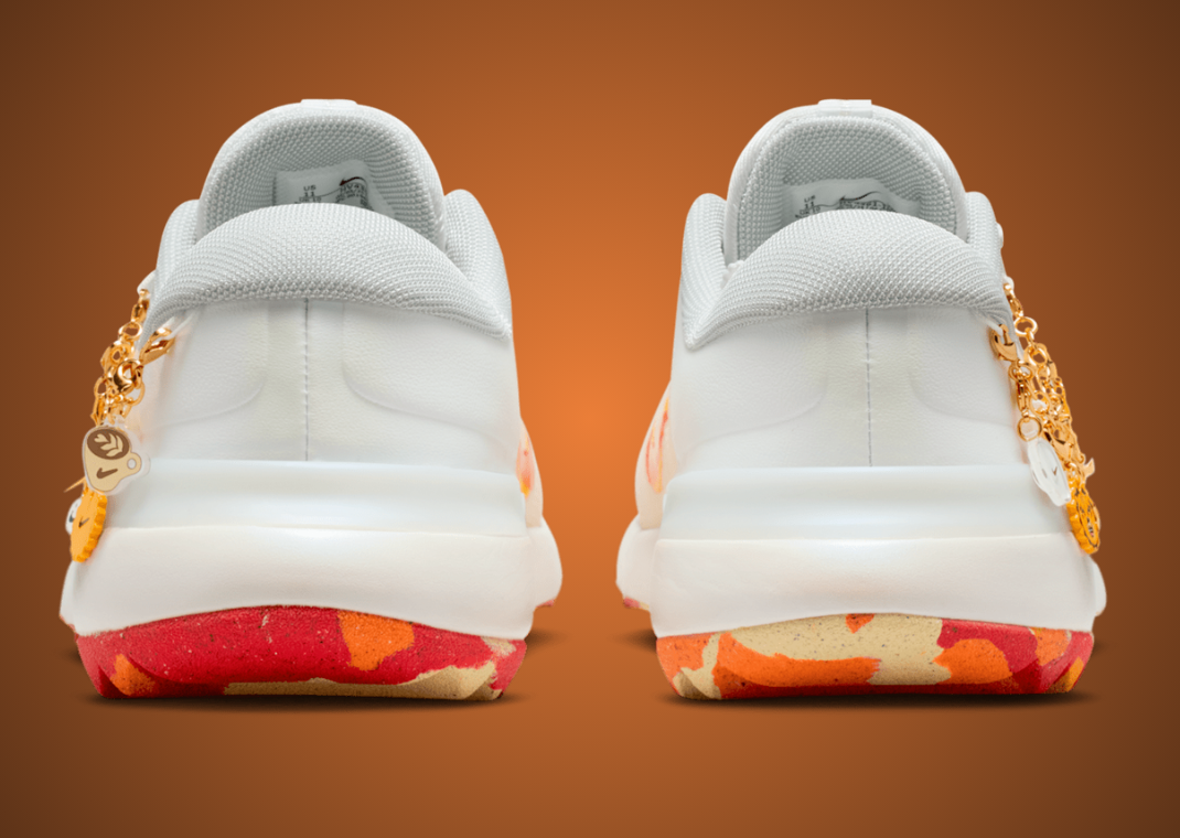 Nelly Korda x Nike Free Golf White Multi-Color Heel