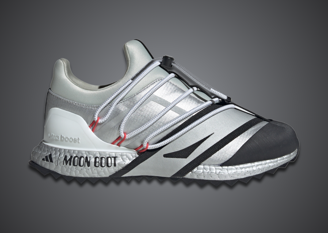 Moon Boot x adidas Ultra Boost 1.0 Silver - Lateral