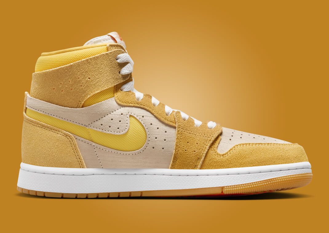 Air Jordan 1 High Zoom CMFT 2 Yellow Ochre (W) Medial