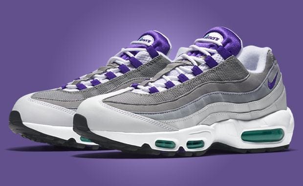 The Nike Air Max 95 OG Grape is Rumored to Return in Big Bubble Form in Spring 2026