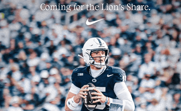 Penn State Quarterback Drew Allar Signs with Nike