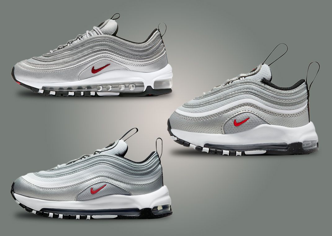 Nike Air Max 97 Silver Bullet (GS, PS & TD)