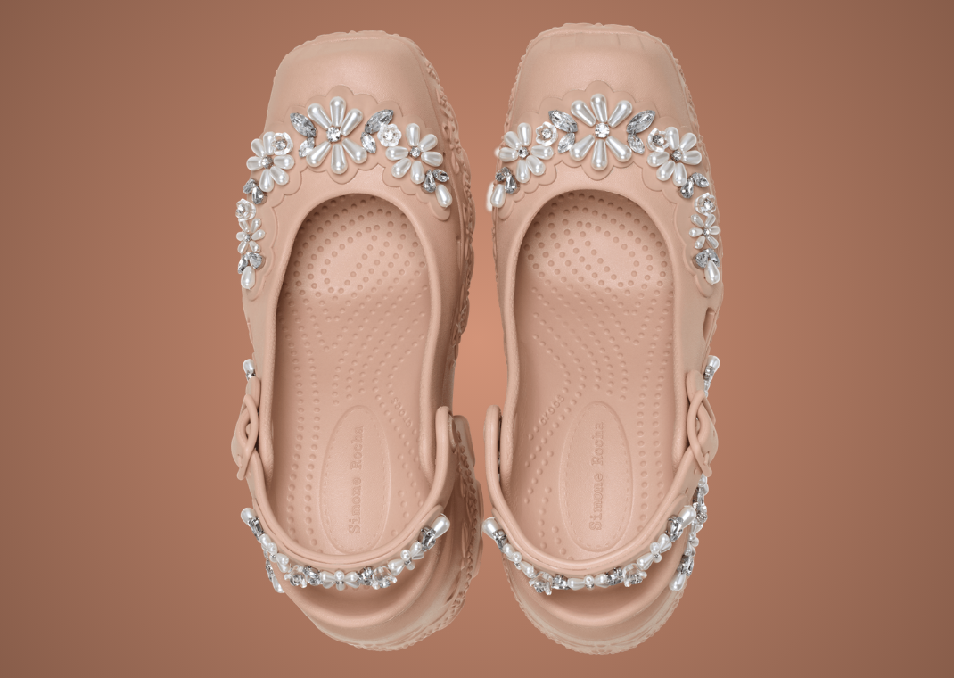 Simon Rocha x Crocs Ballerina Platform Pink Caramel - Top