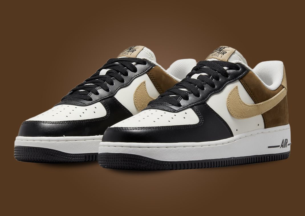 Nike Air Force 1 Low White Black Brown