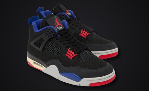 Air Jordan 4 Retro Rare Air Black Deep Royal Blue