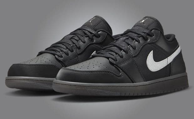 Air Jordan 1 Low Black White Dark Gum