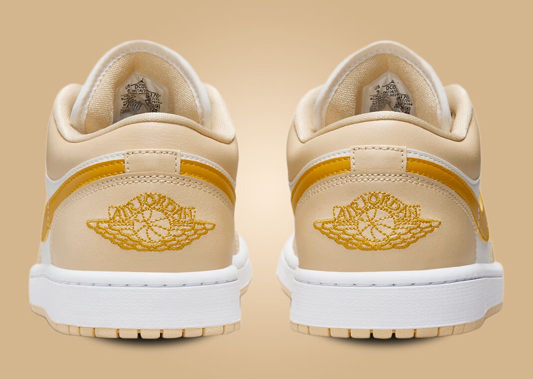 Air Jordan 1 Low Pale Vanilla Yellow Ochre (W) Back